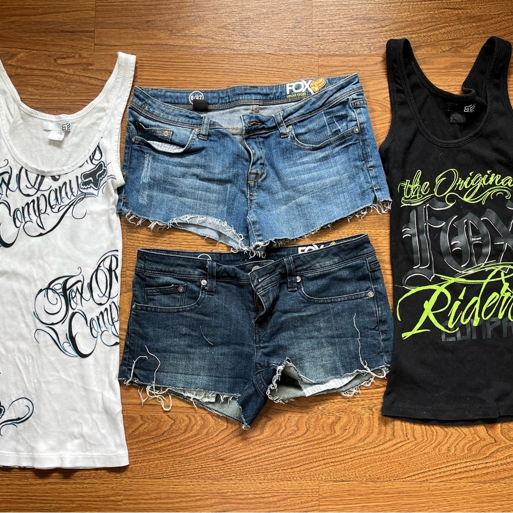 Lot if womens Fox racing summer clothes